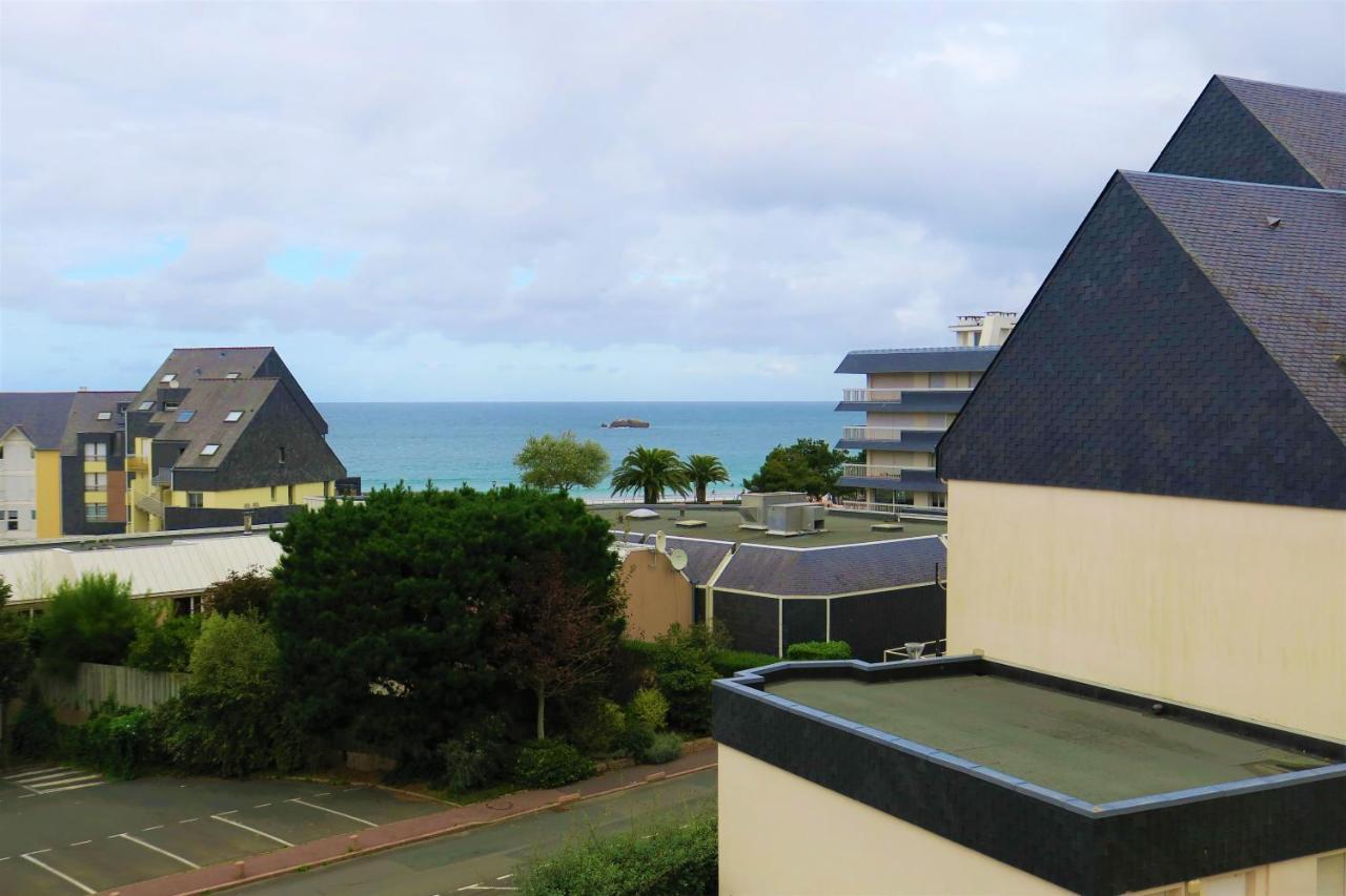 Bel Appartement Vue Mer Avec Wifi Plage De Trestraou A Perros-Guirec Ref 852 Exterior foto