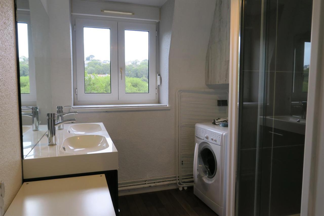 Bel Appartement Vue Mer Avec Wifi Plage De Trestraou A Perros-Guirec Ref 852 Exterior foto